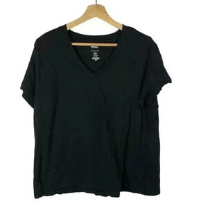 Sonoma Petite Black The Everyday V Neck Short Sleeve T-Shirt XL